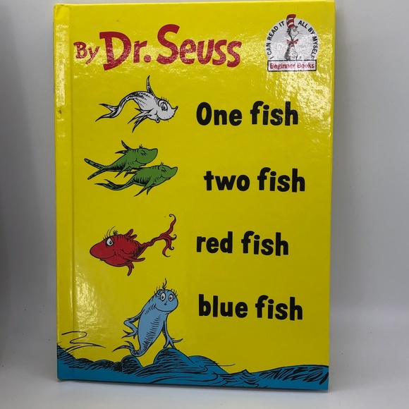 Dr. Seuss One Fish Two Fish Red Fish Blue Fish - Picture 1 of 15